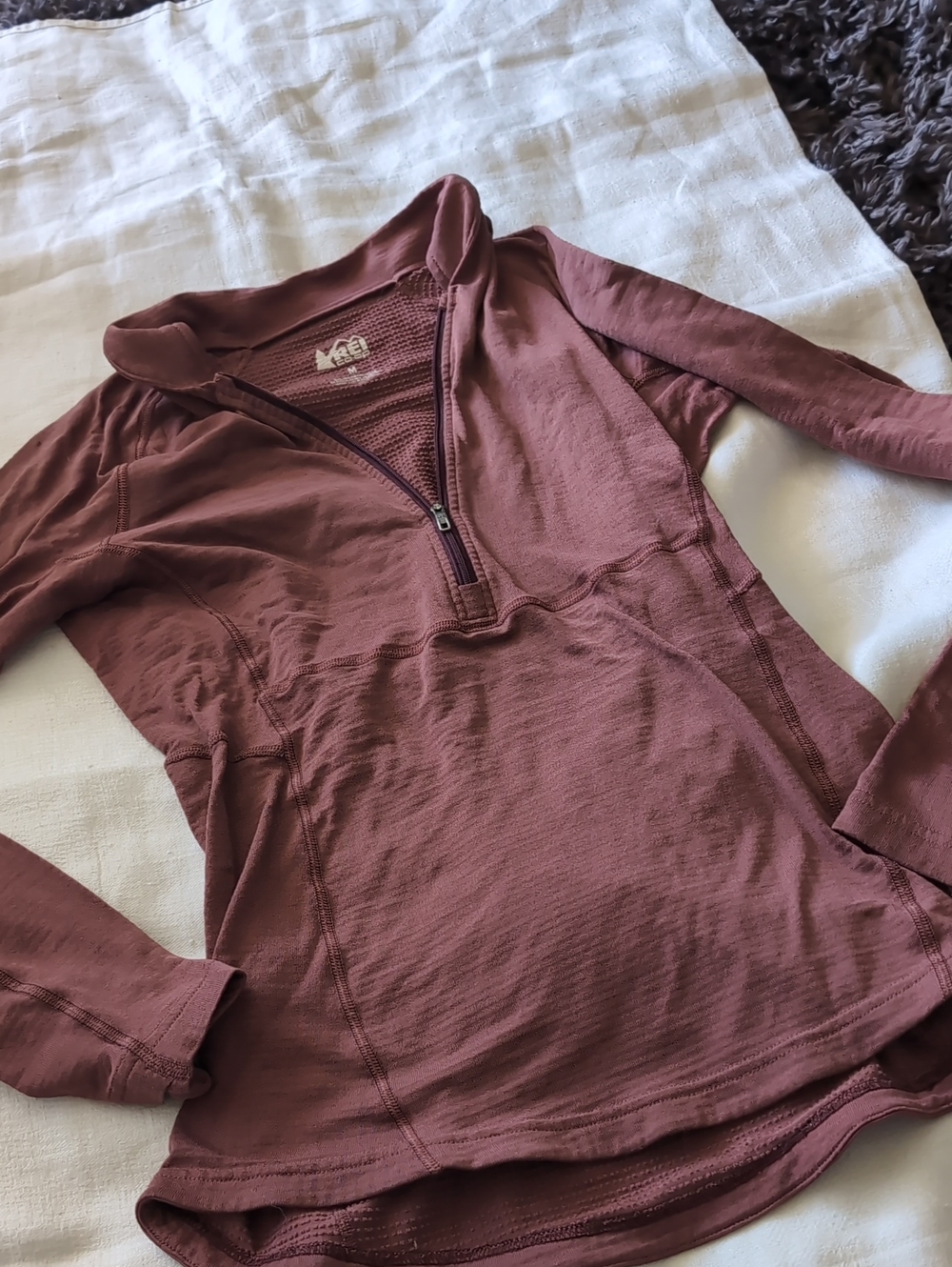 REI Women's Half-Zip Pullover - Dusty Rose